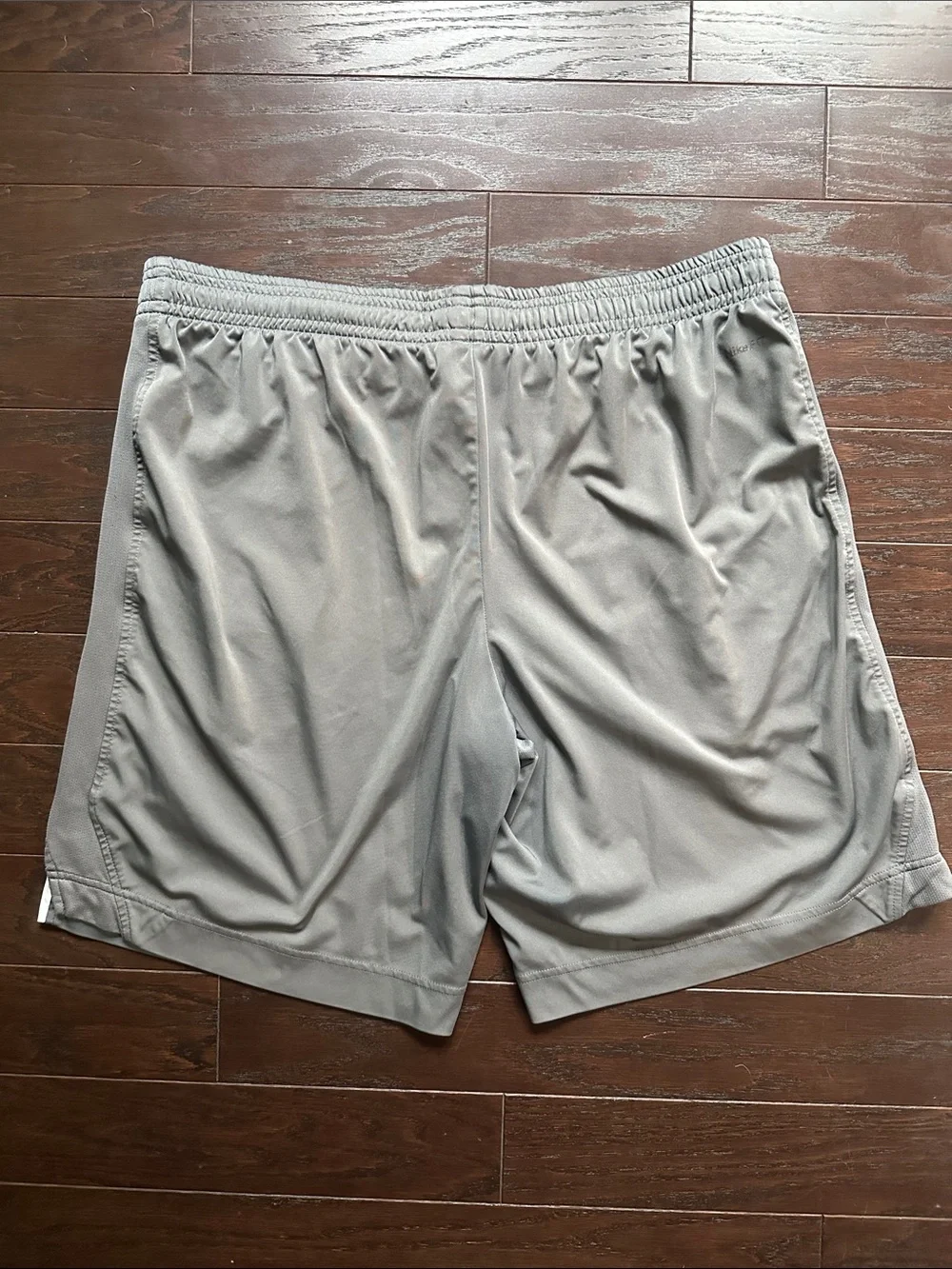Nike Men’s Gray Athletic Shorts with White Side Trim